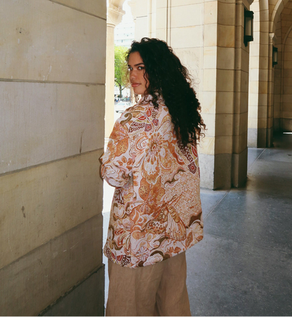 PRE-ORDER Tapestry Jacket - Butterfly Yellow