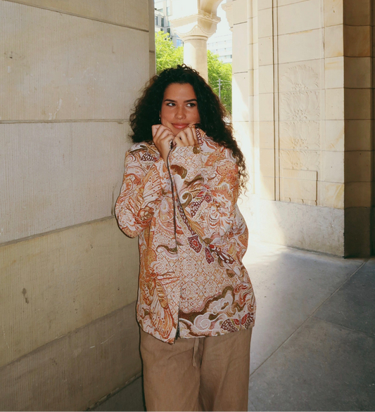 PRE-ORDER Tapestry Jacket - Butterfly Yellow
