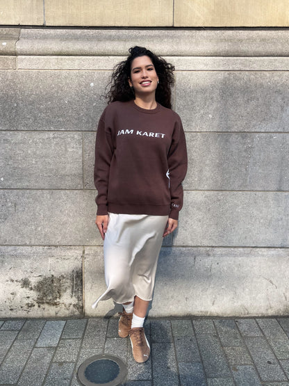 PRE-ORDER Jam Karet sweater - Brown